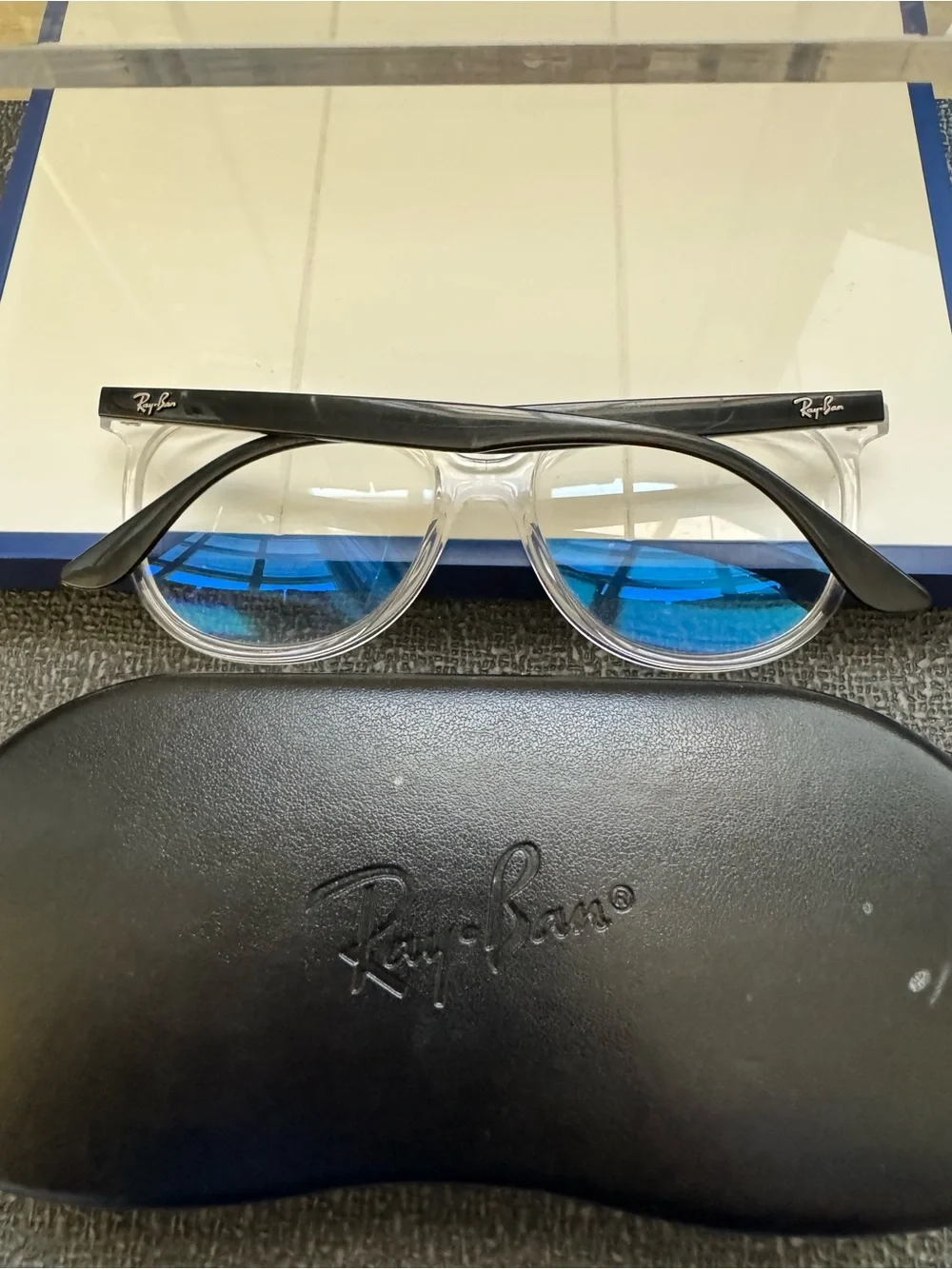 RayBan Eyeglasses Frame & Case